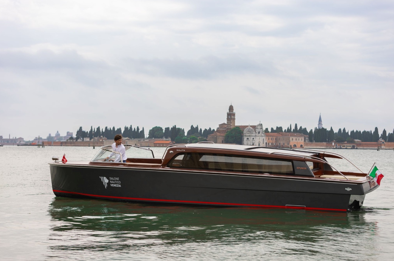 Repower Introduces Venice's First Fully Electric Water Taxi Lucietta
