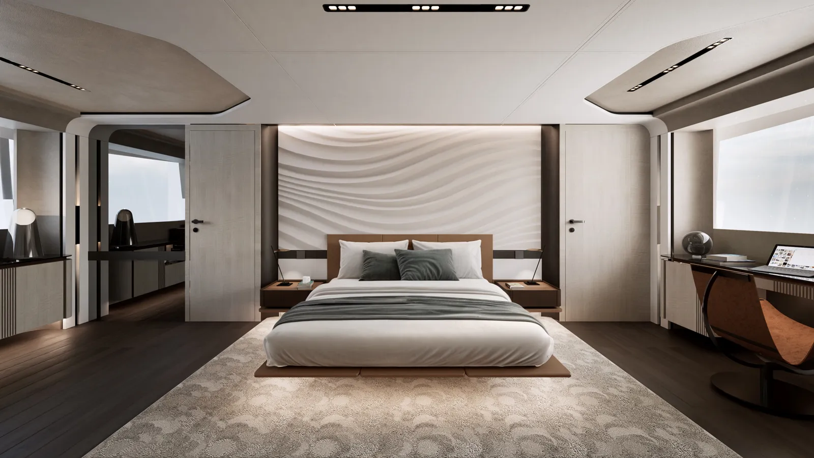 First Viper 130 yacht model arrives at ISA Yachts for outfitting