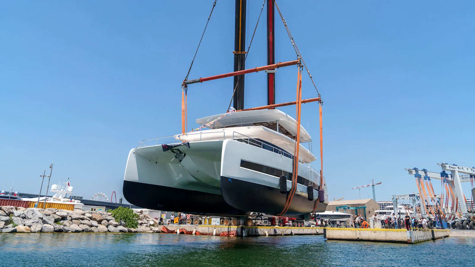 VisionF Yachts launches second 24m all-electric catamaran