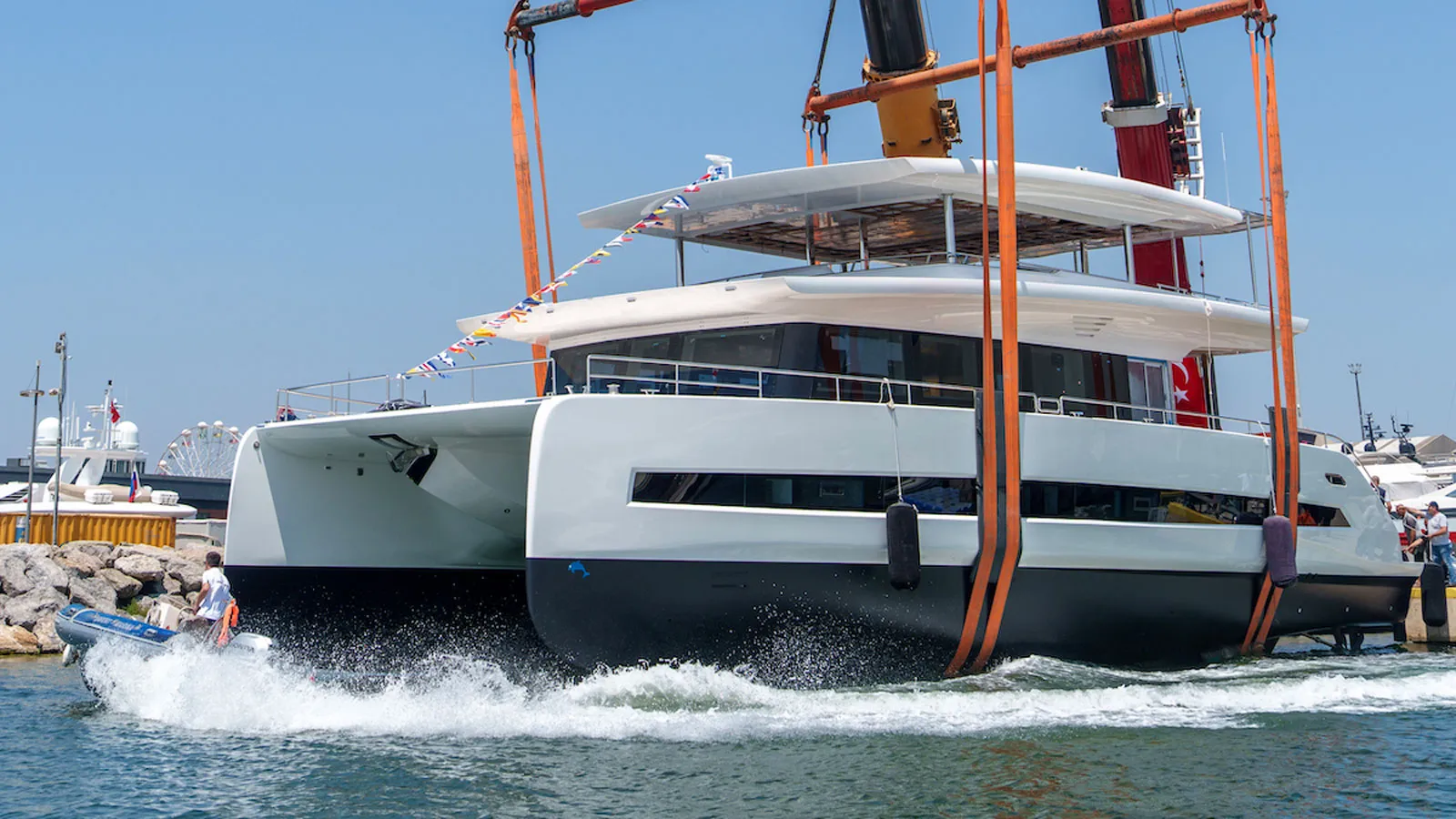 VisionF Yachts launches second 24m all-electric catamaran