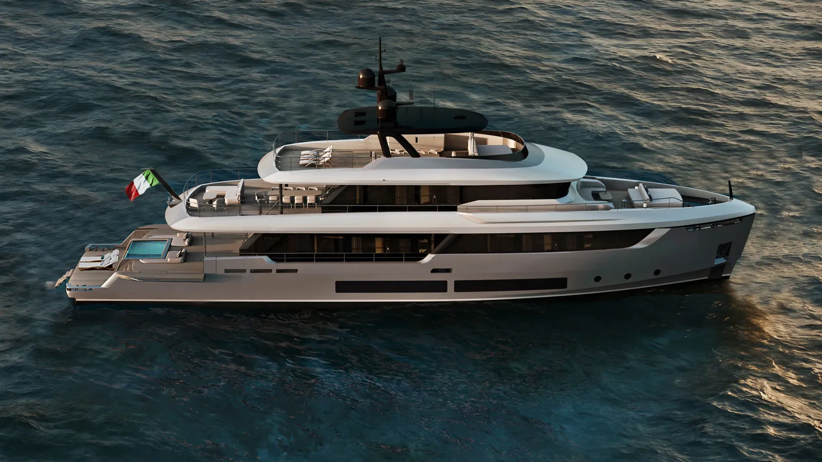 Atlante Yachts unveils new Classic 36 model with aft deck lounge