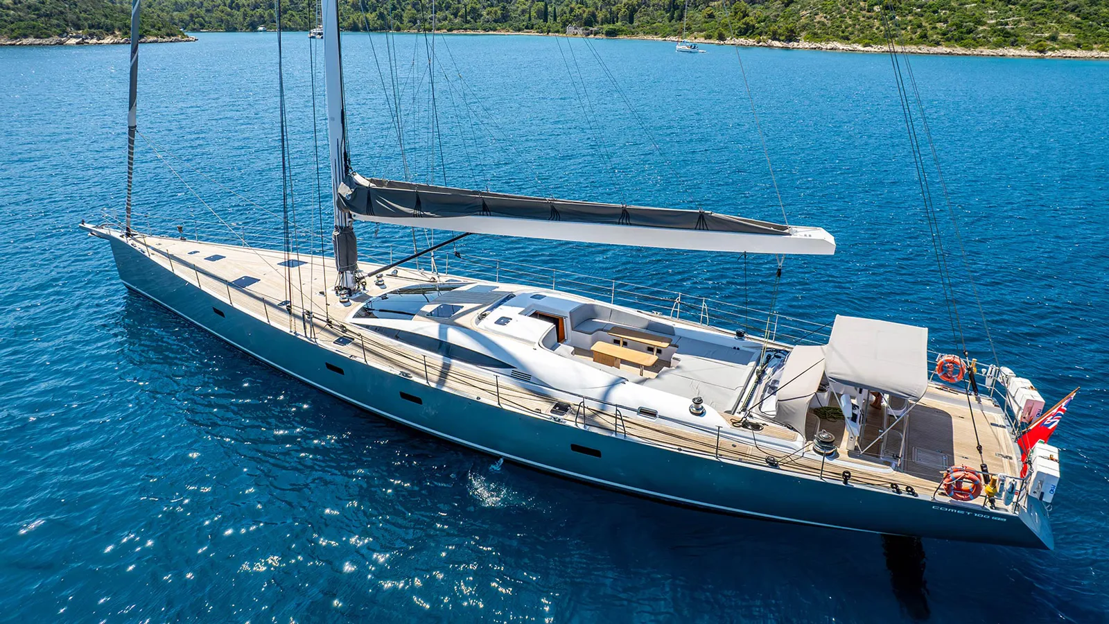 31m Comar flagship sailing yacht Shadow sold