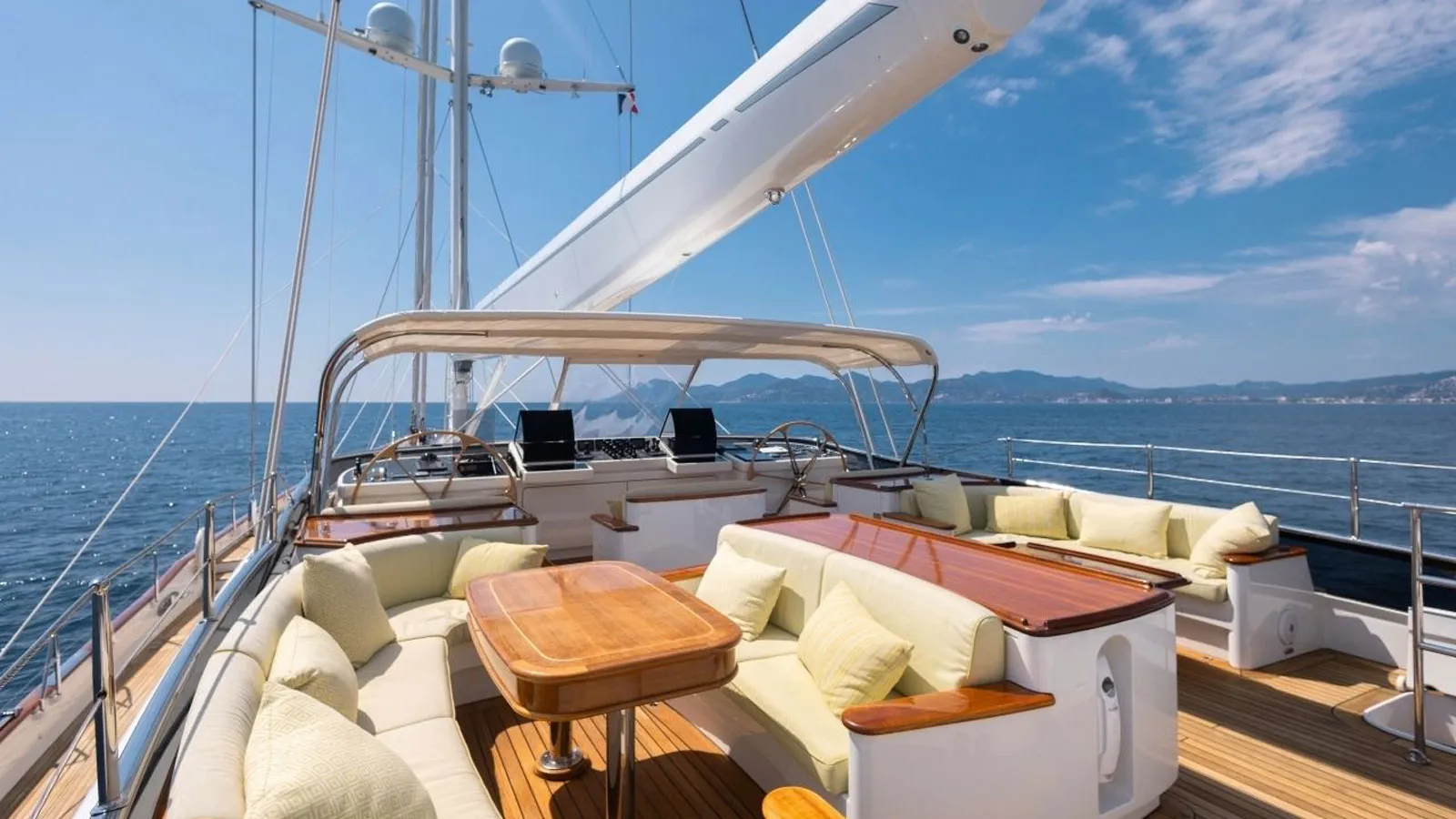 53m Alloy sailing yacht Drumbeat rejoins market