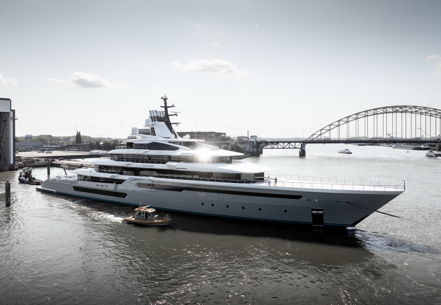 Oceanco Launches 111m Diesel-Electric Yacht Leviathan
