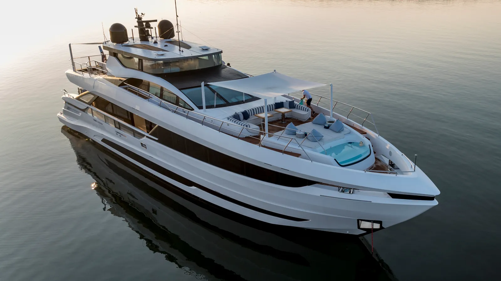 Further 0k price drop on upgraded 33m Mangusta motor yacht