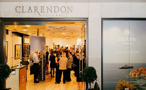 Explora Journeys partners with Clarendon Fine Art to create 