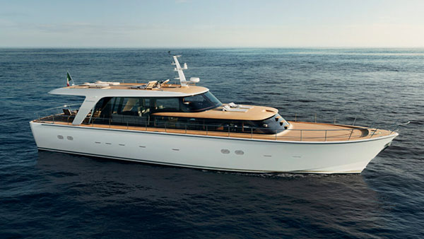 Sanlorenzo introduces SHE, a 1960s inspired yacht with IPS hybrid system