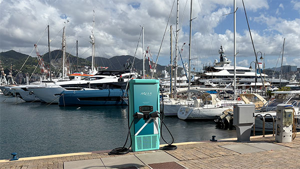 New Aqua superPower charger expands electric boating in Genoa