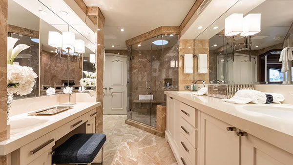 45m Trinity motor yacht listed for sale following M refit