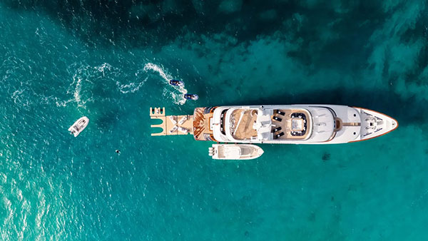 45m Trinity motor yacht listed for sale following M refit