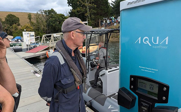 ‘World-first’ battery-backed DC charger at Fowey Harbour