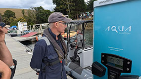 ‘World-first’ battery-backed DC charger at Fowey Harbour