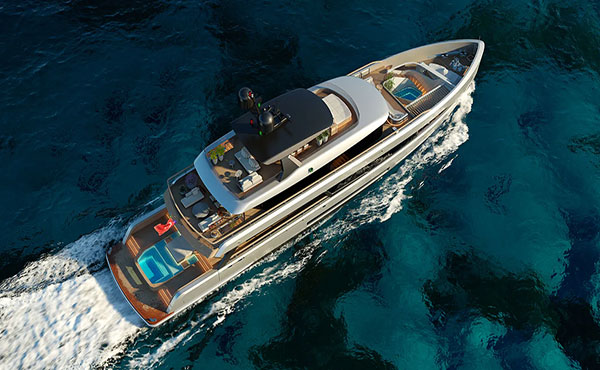 Sirena Yachts' 42m flagship hits milestone ahead of 2026 launch