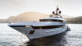CA change on award-winning first Sanlorenzo 52 Steel motor yacht Seven Sins