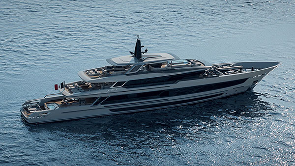 First Baglietto T54 yacht model moves to outfitting