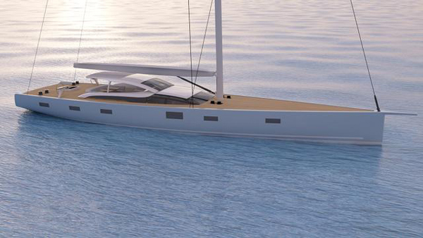 Baltic 112 custom sailing yacht under construction