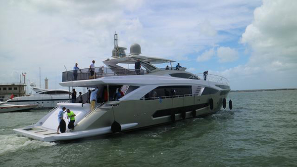 Amer 110 yacht launched by Permare