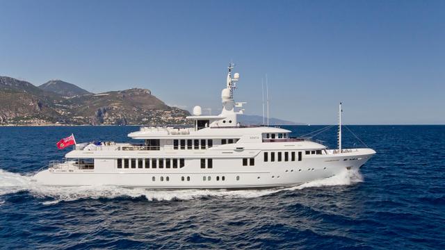 Turquoise motor yacht Kinta now for sale with IYC