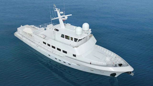 Glasstech Corp motor yacht North Star listed for sale