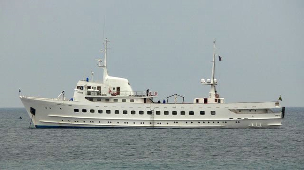 Classic motor yacht Blue Dawn listed for sale