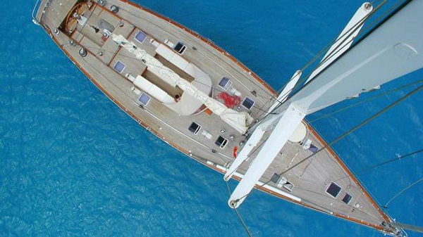 Classic sailing yacht Kim of Lahore listed for sale