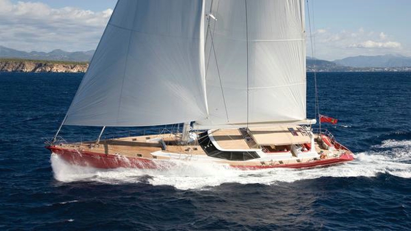 Vitters sailing yacht Aphrodite A now for sale with Fraser and Northrop & Johnson