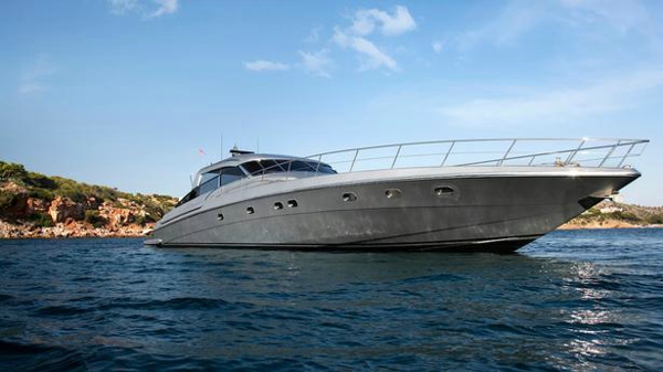 Baia motor yacht Xasteria listed for sale