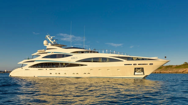 Benetti motor yacht Africa now for sale with Burgess