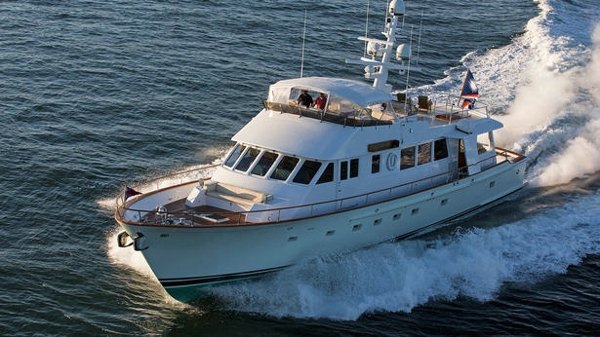 Lyman-Morse motor yacht Tumblehome now for sale with Ocean Independence and Northrop & Johnson