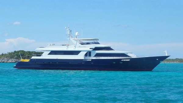 Broward motor yacht Island Time back on the market