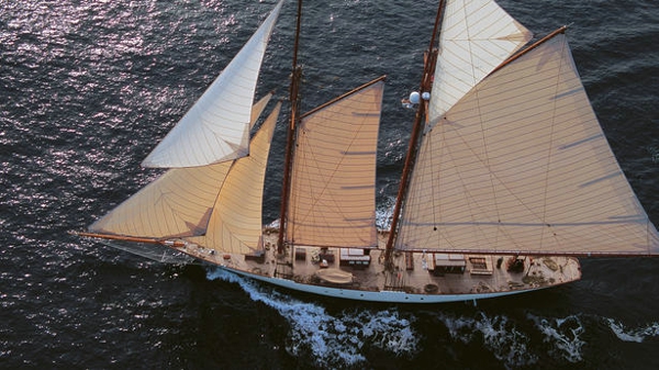 Classic sailing yacht Invader now for sale with Mortola