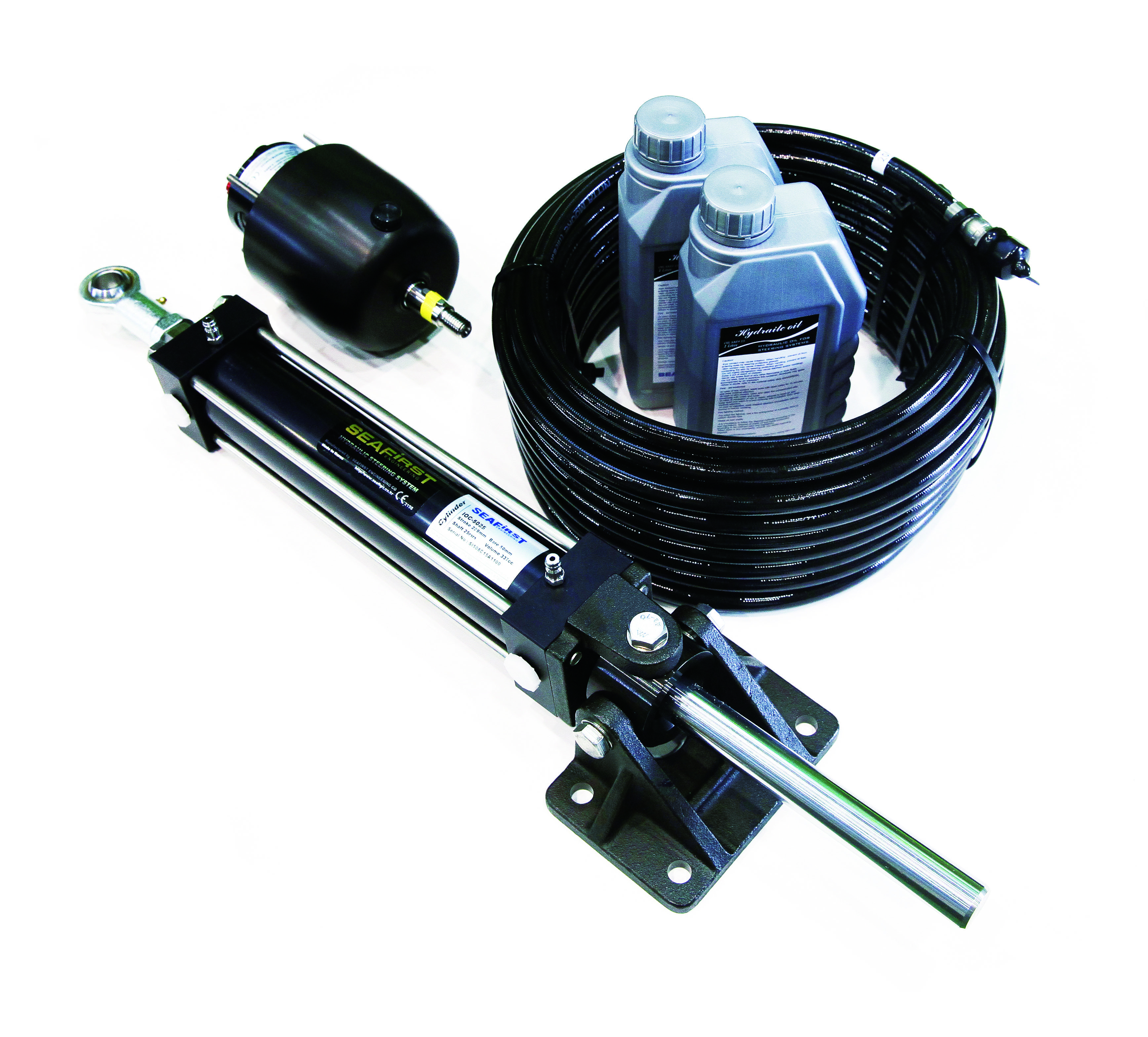 Hydraulic steering for outboard