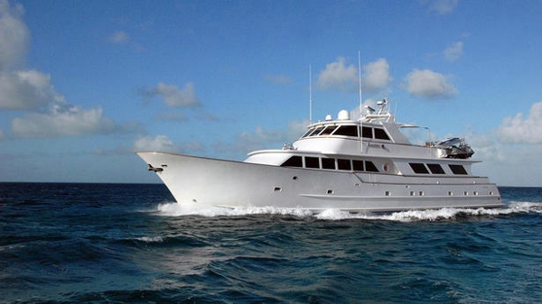 Broward motor yacht Kaleen back on the market