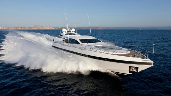 Mangusta motor yacht Papillon now for sale with Fraser