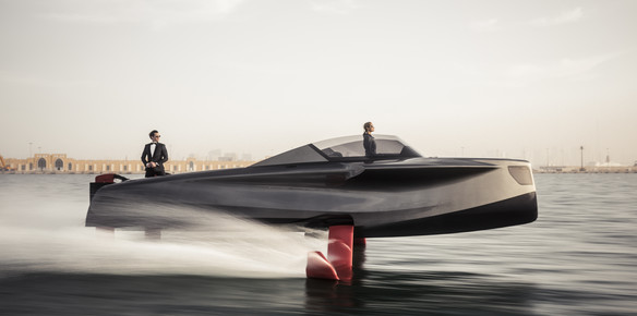 The Flying Yacht: Another Dubai Boat Show Spectacle