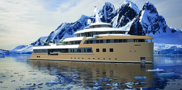 Damen lays keel for 77-metre SeaXplorer Expedition Yacht