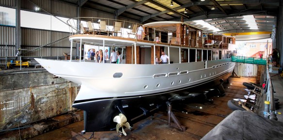 Classic Superyacht Alicia Completes Restoration