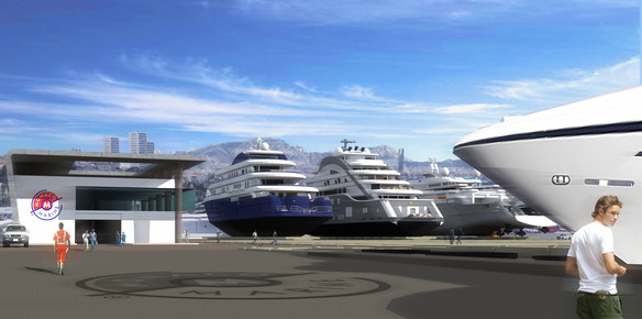 Monaco Marine Unveils New 130m Shed