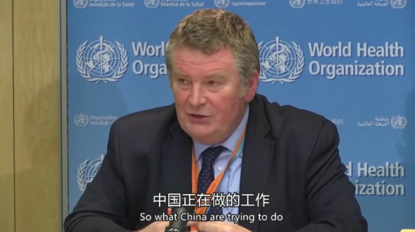 WHO: 'China's strategic and tactical approach is the right one'