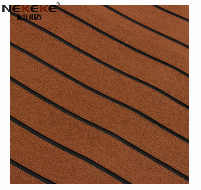 Dark Brown + Black Seam Line EVA Foam Sheet ship Eva Cheap outdoor decking