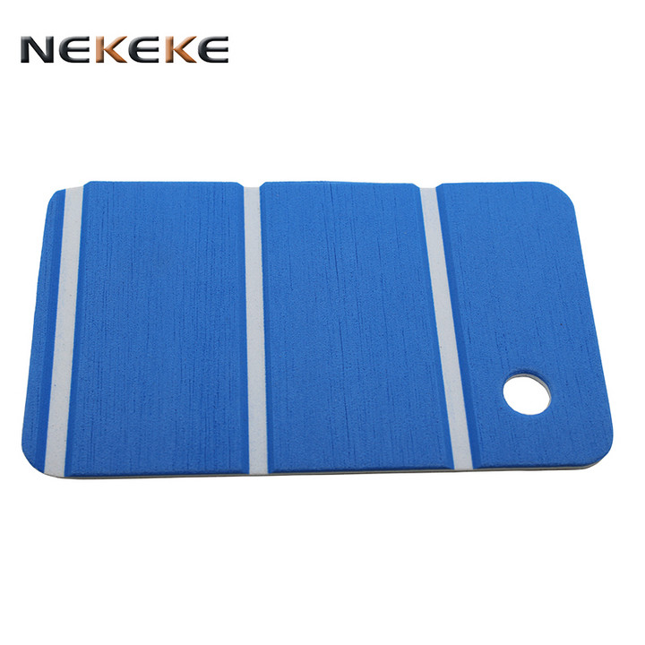 120*240*0.6cm Blue + White "V" Lines Boat Yacht Marine EVA Deck Foam Sheet Composite outdoor decking
