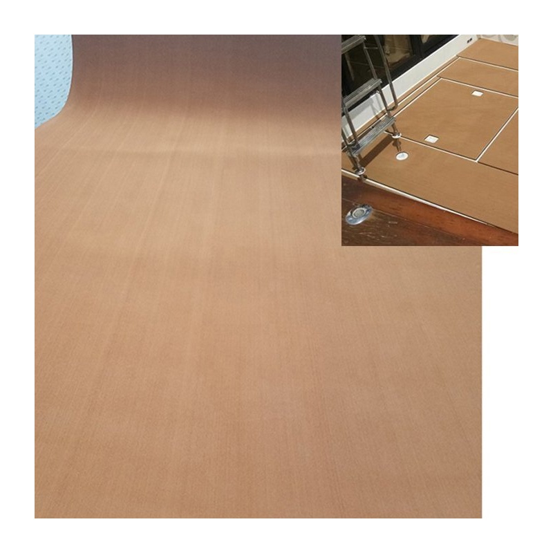 Light Brown+Black Bottom Boat Yacht Marine Rubber Pattern EVA Deck Foam Sheet Composite outdoor decking