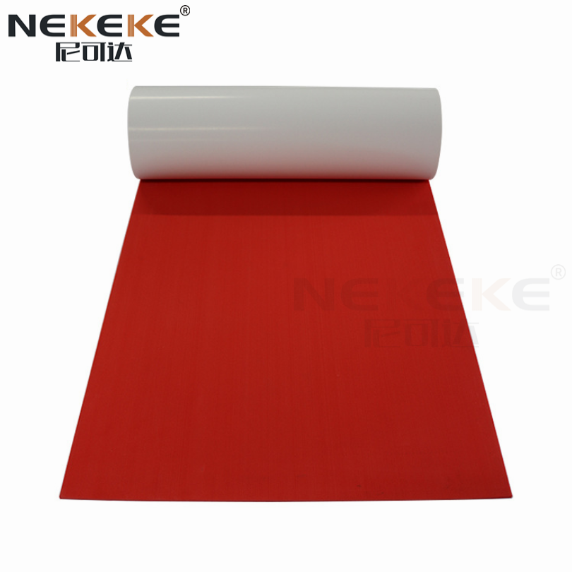 Red+White Bottom Boat Yacht Marine Rubber Pattern EVA Deck Foam Sheet Composite outdoor decking