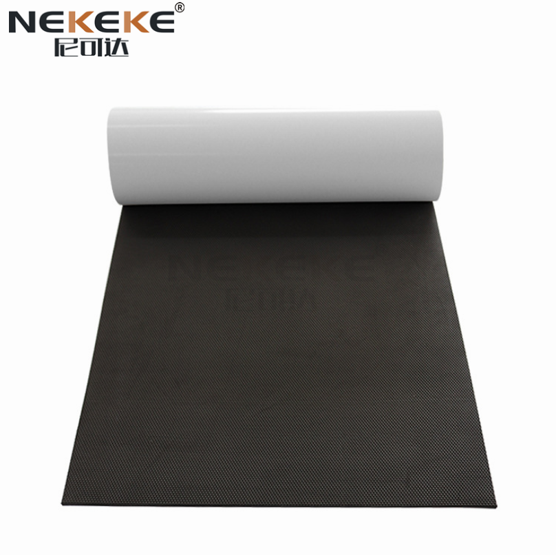 Black + Press round dot durable marine EVA foam synthetic teak flooring sheet boat yacht decking flooring