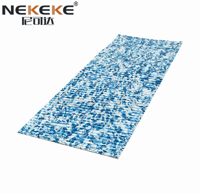 Blue Light Blue White Diamond on surface EVA Deck Foam Sheet Composite outdoor decking