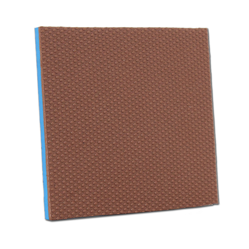 Dark Brown+Blue + Press round dot durable marine EVA foam teak flooring sheet boat yacht decking flooring