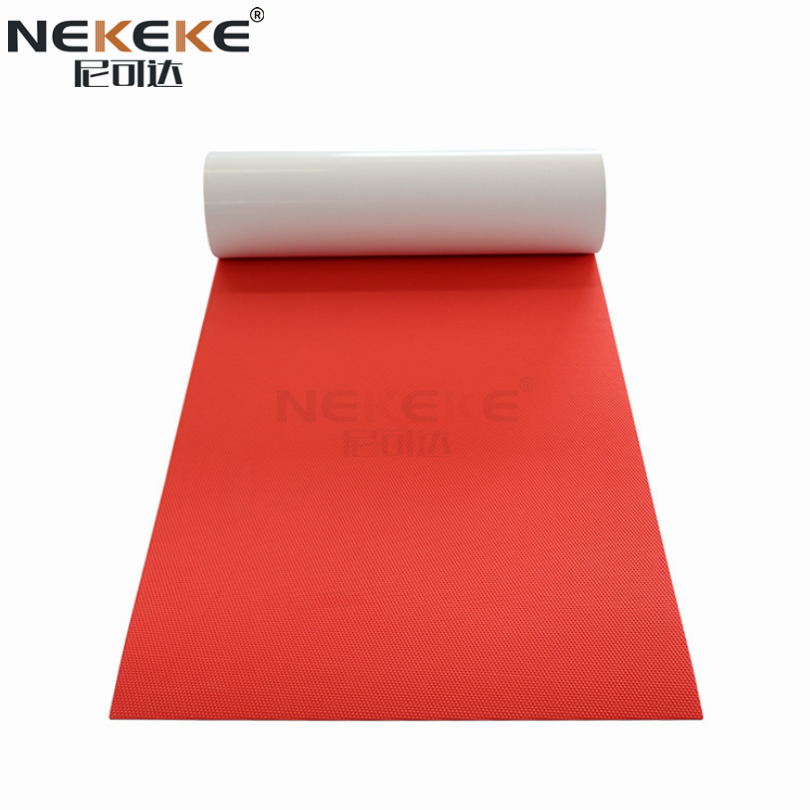 Red + Press round dot durable marine EVA foam synthetic teak flooring sheet boat yacht decking flooring