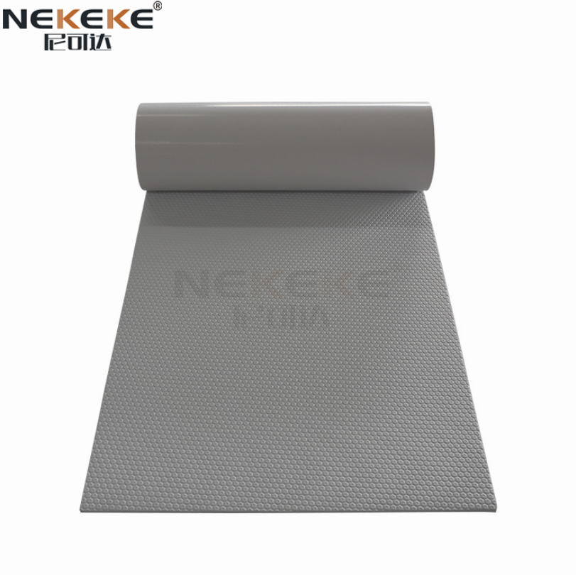 Light Gray + Hexagon on surface Boat Yacht Marine Rubber Pattern EVA Deck Foam Sheet Composite outdoor decking