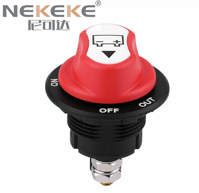 NEKEKE 100A Rotary switch Battery Disconnect for Car Boat Truck