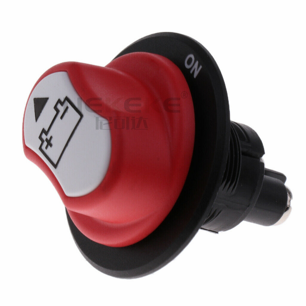 NEKEKE 50V 50A CONT 75A On/Off Battery Switch for Car Boat Truck